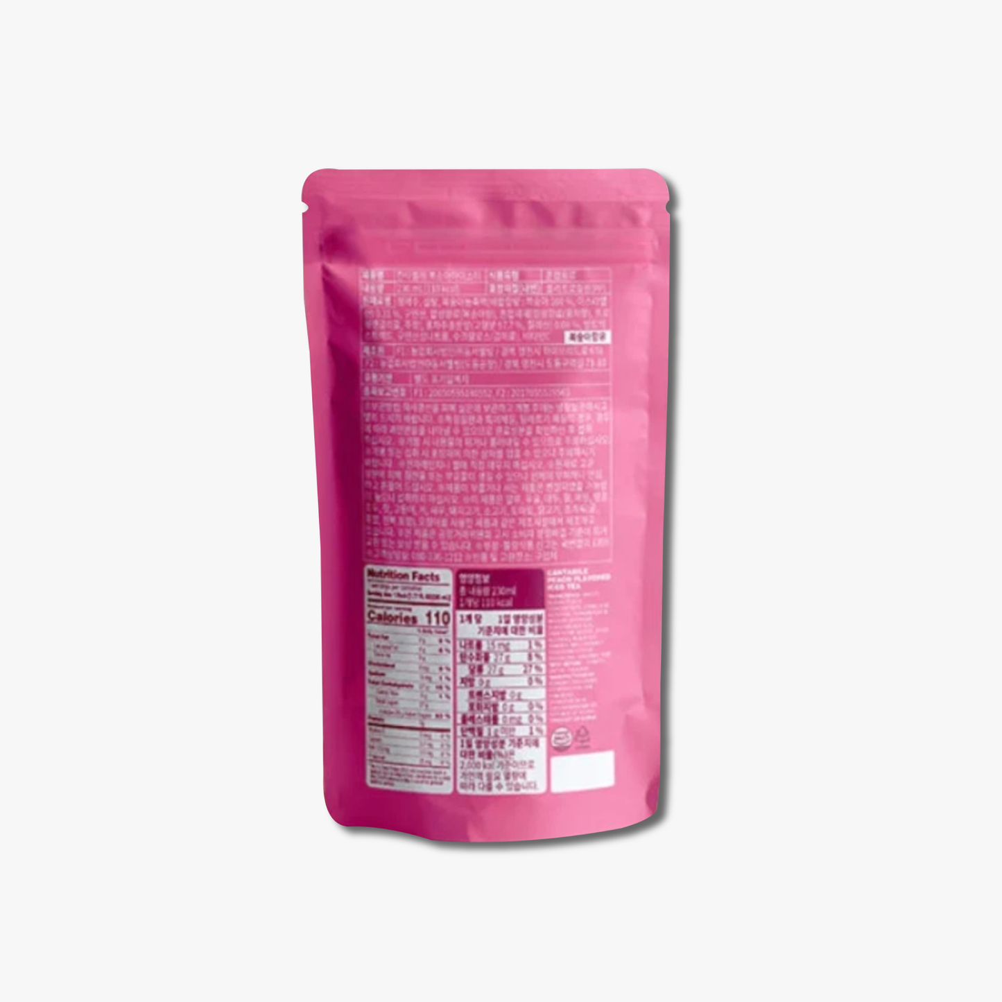 Cantabile Té Helado Coreano de Durazno – 230ml × 50 Unidades
