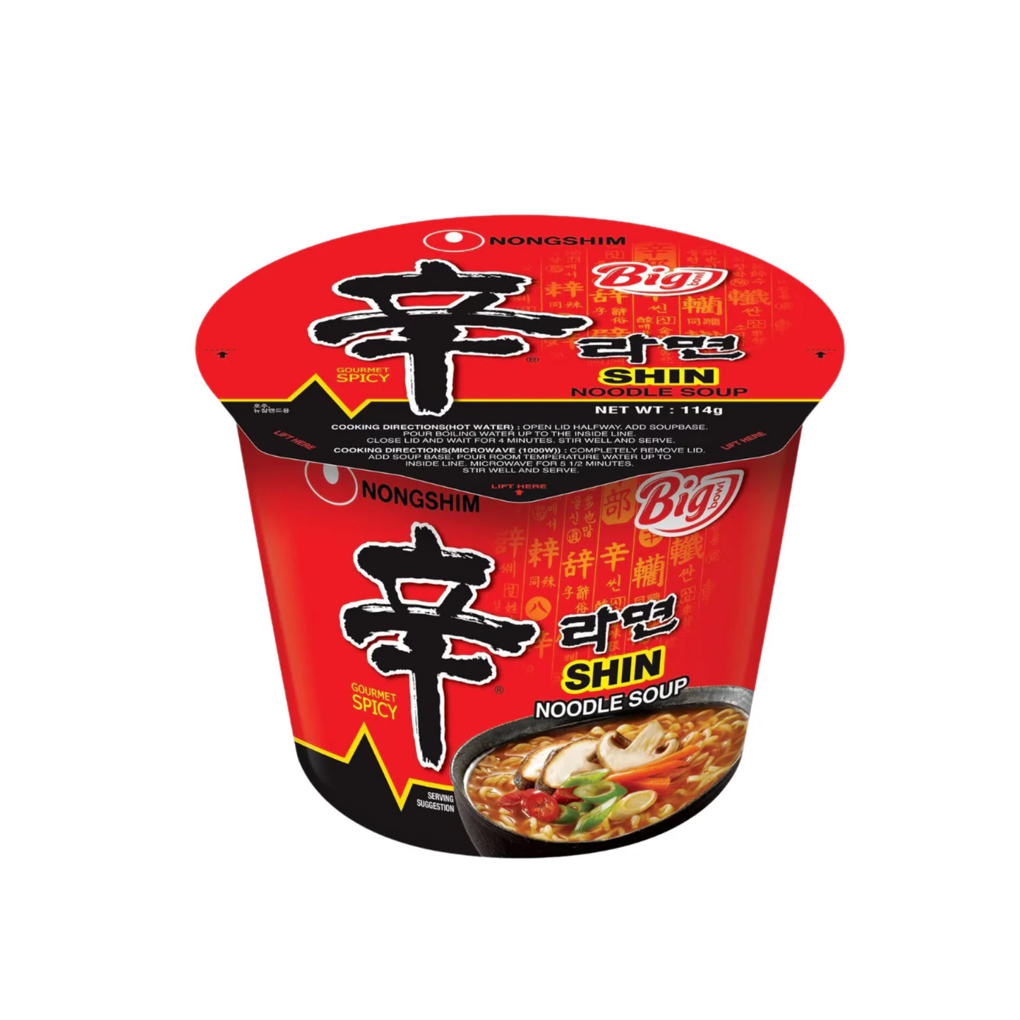 Shin Ramen vaso 114 g – Caja x16