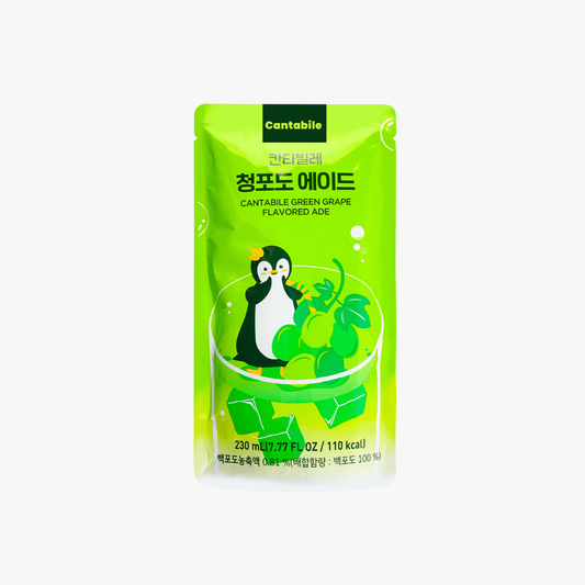 Cantabile Ade Coreano de Uva Verde – 230ml × 50 Unidades