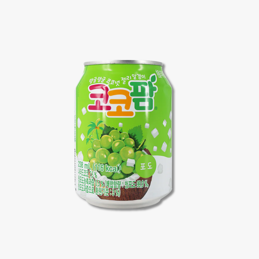 Coco Palm Grape Jugo Coreano con Pulpa de Uva – 238ml × 72 Unidades