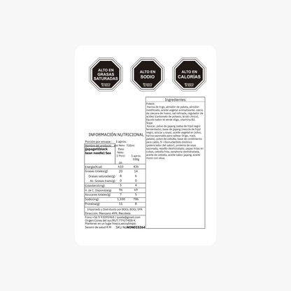 Jjapaghetti Oliva Ramen – 140g | Caja de 40 Unidades