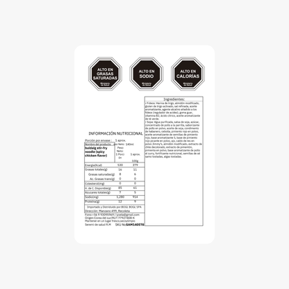 Buldak Bokkeum Myeon  – 140g × 40 Unidades