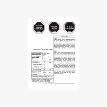 Buldak Carbonara Bokkeum Myeon – 130g × 32 Unidades