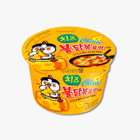 Buldak Queso Bokkeum Myeon en Vaso – 105g × 16 Unidades