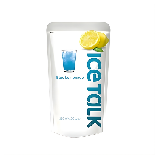Ice Talk jugo coreano limonada azul importado de corea 230ml pouch caja 50 unidades Bogl Bogl