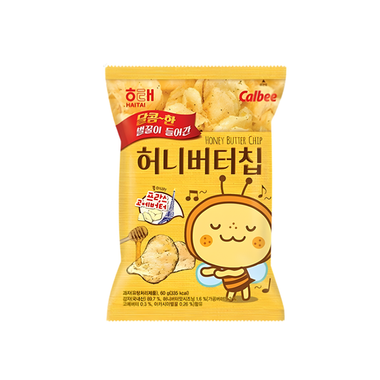 Haitai Honey Butter Chip (export) snack coreano 60g paquete caja 16 unidades Bogl Bogl