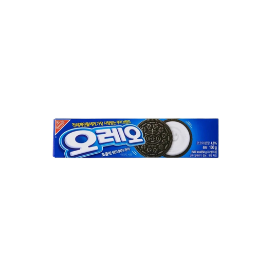 Oreo galletas coreanas vainilla importado de corea 100g paquete caja 24 unidades Bogl Bogl