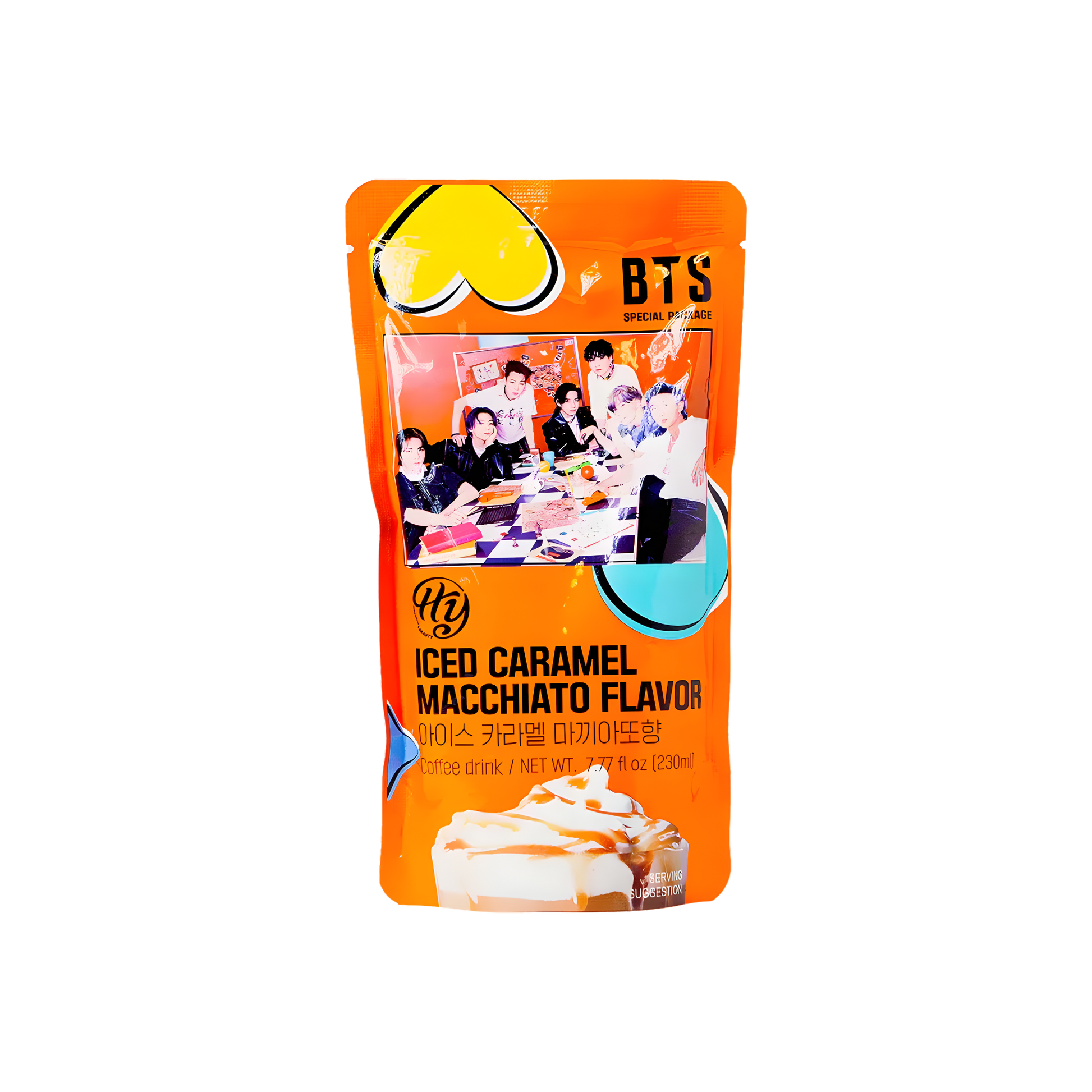 HY BTS cafe coreano macchiato importado de corea pouch caja 50 unidades Bogl Bogl