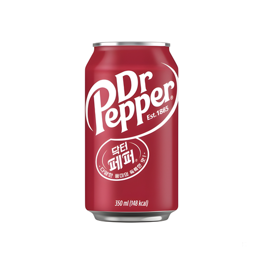 Dr Pepper soda coreana producto importado de corea lata caja 24 unidades Bogl Bogl