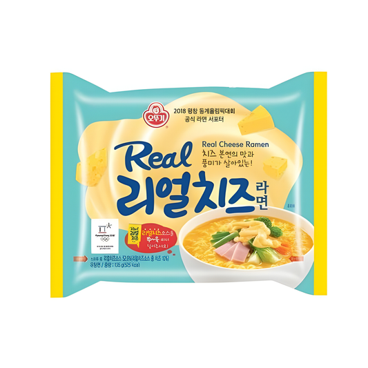 Real Cheese ramen coreano queso importado de corea bolsa caja 32 unidades Bogl Bogl